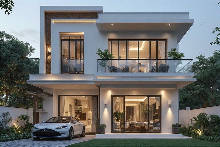 Small House Front Wall Design Ideas