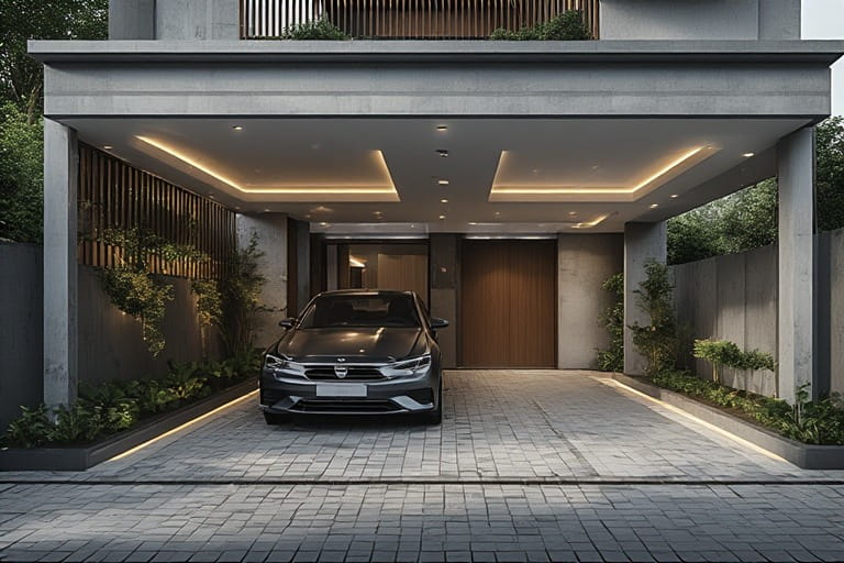 Small Space Car Parking Design