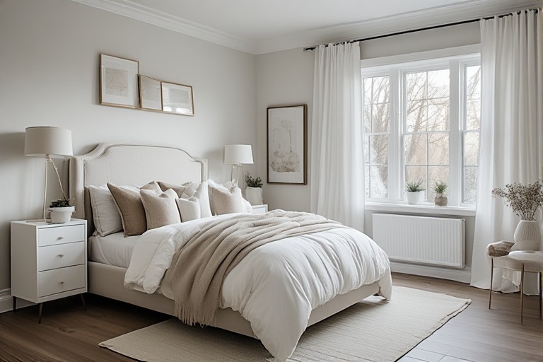 Small White Bedroom Design