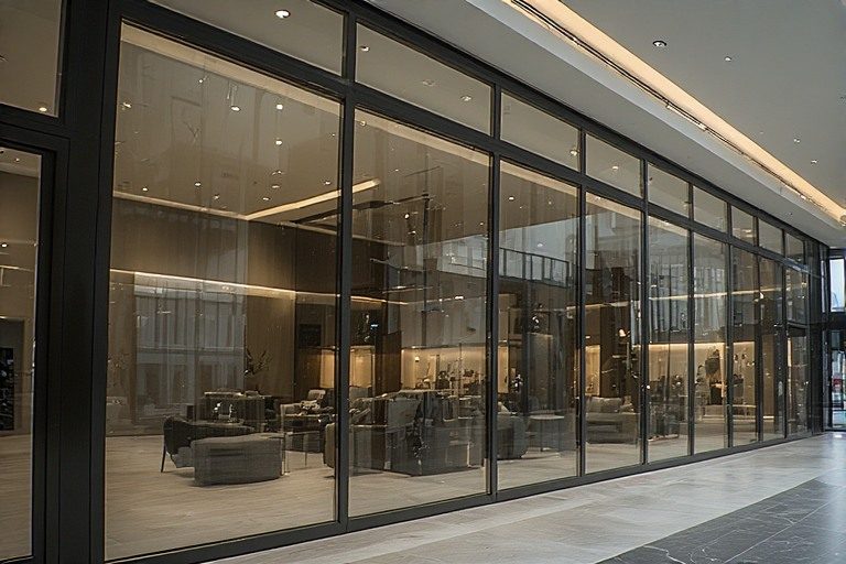 Switchable smart glass window design for modern interiors
