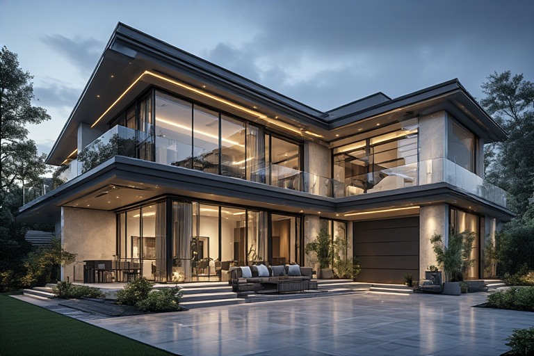 Luxury House Interior For Smart Home