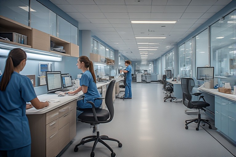 Hospital Interior Design for Staff-Friendly Workspaces