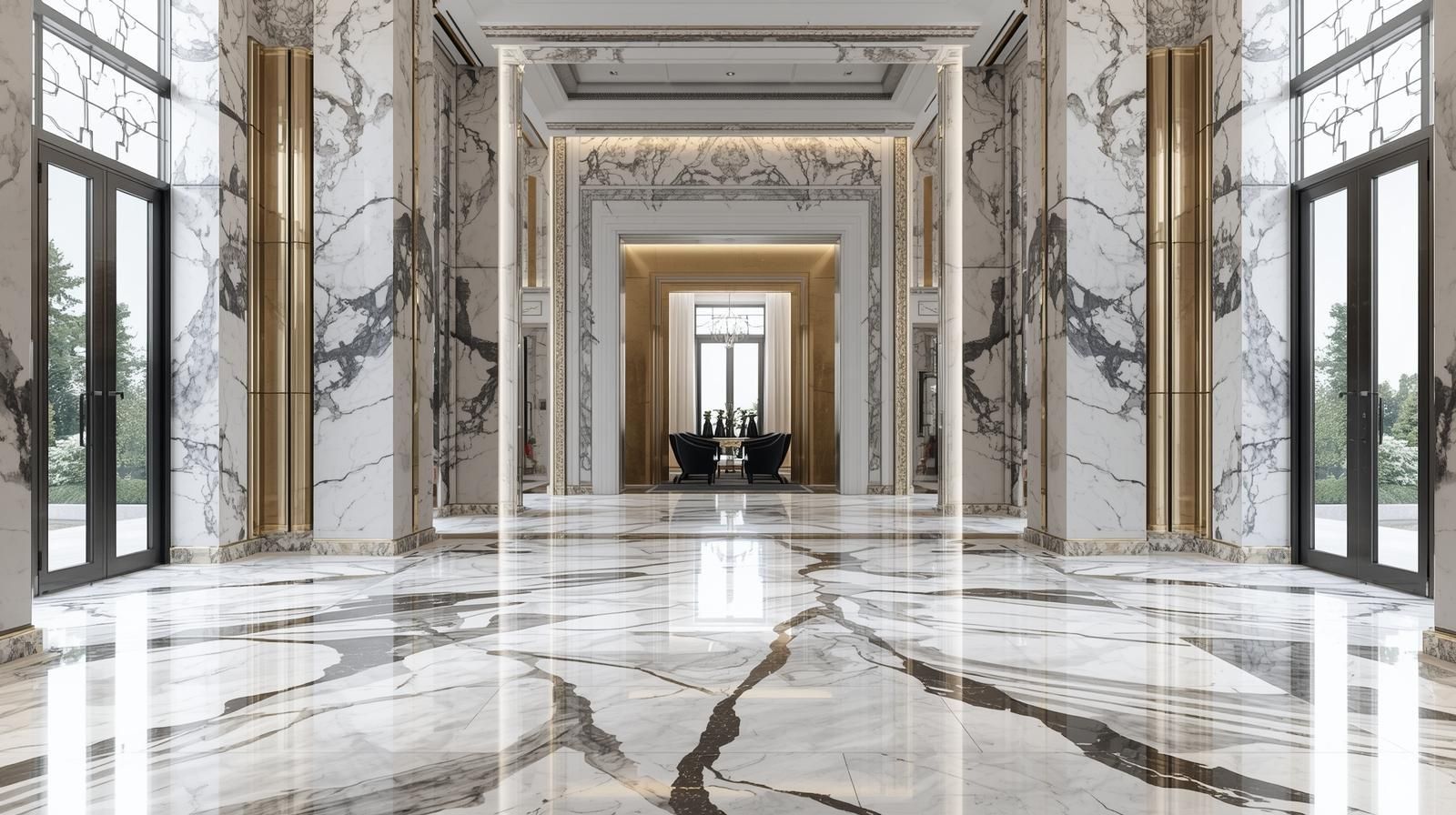 Statuario White Marble Texture