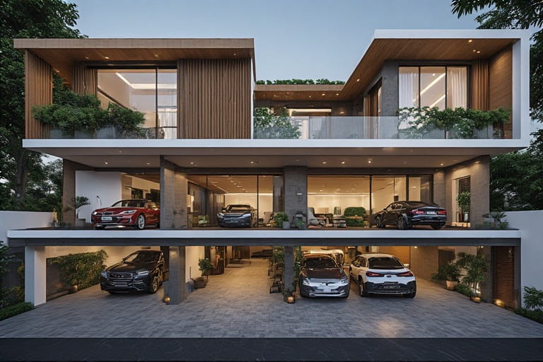 Stilt Floor Car Parking Design