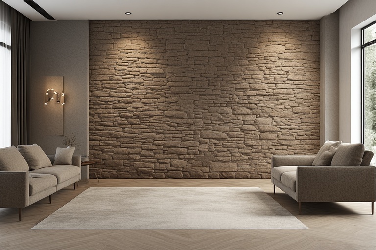 Stone Look PVC Panels for Rustic and Natural Wall Aesthetics