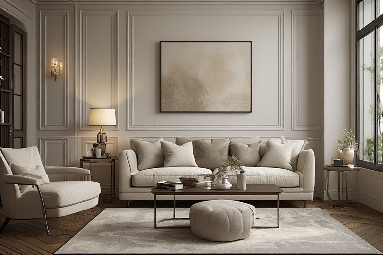 Subtle greige tile colours for home modern minimalism