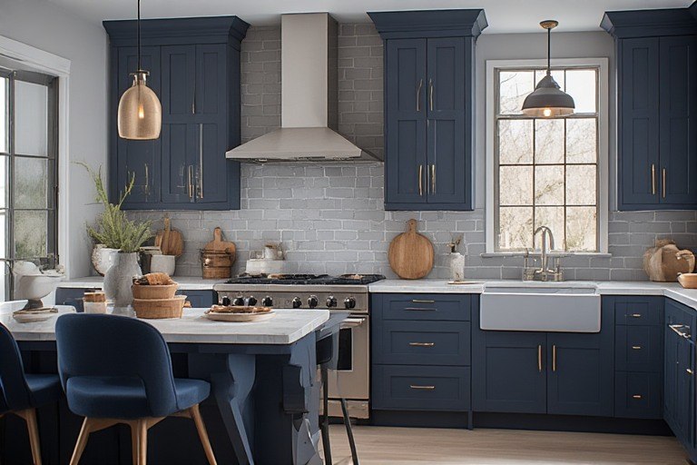 Subtle grey colour combination with lavender or mauve for a gentle and romantic bedroom wall design.