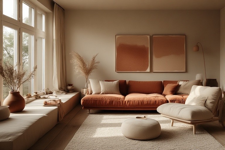 Terracotta and Cream