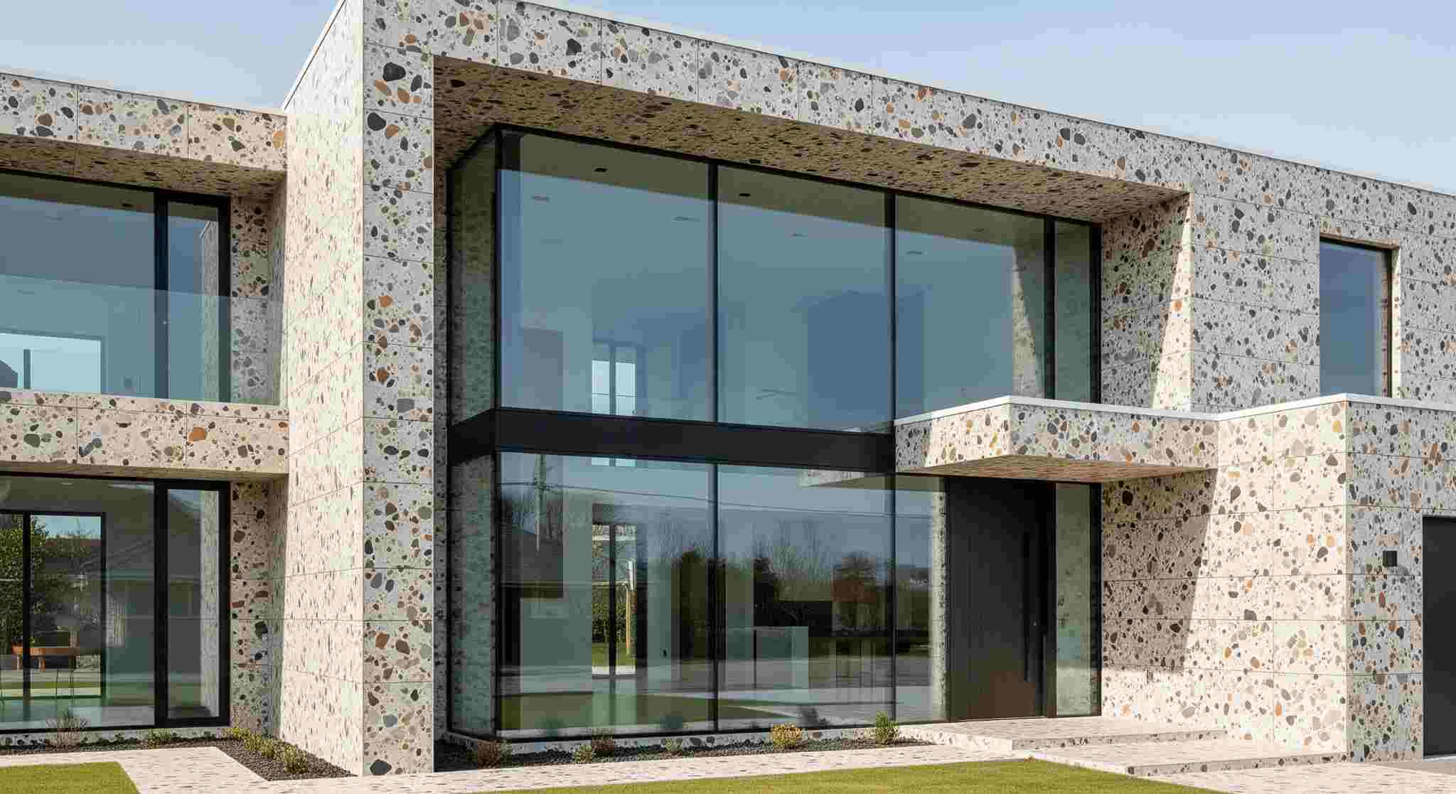 Terrazzo Tile Pattern Front Elevation
