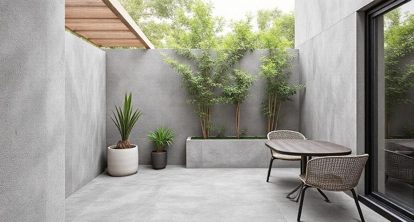 Textured Concrete Finish Tiles