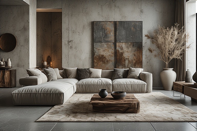 Embrace Perfect Imperfections in Your Luxury Living Room Interior