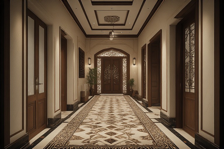 Indian Style Foyer Design
