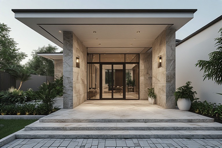 Tile-Based Portico Design