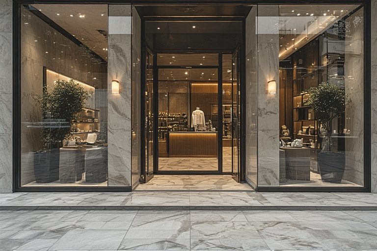 Tiles for Shop Entrance and Threshold Design