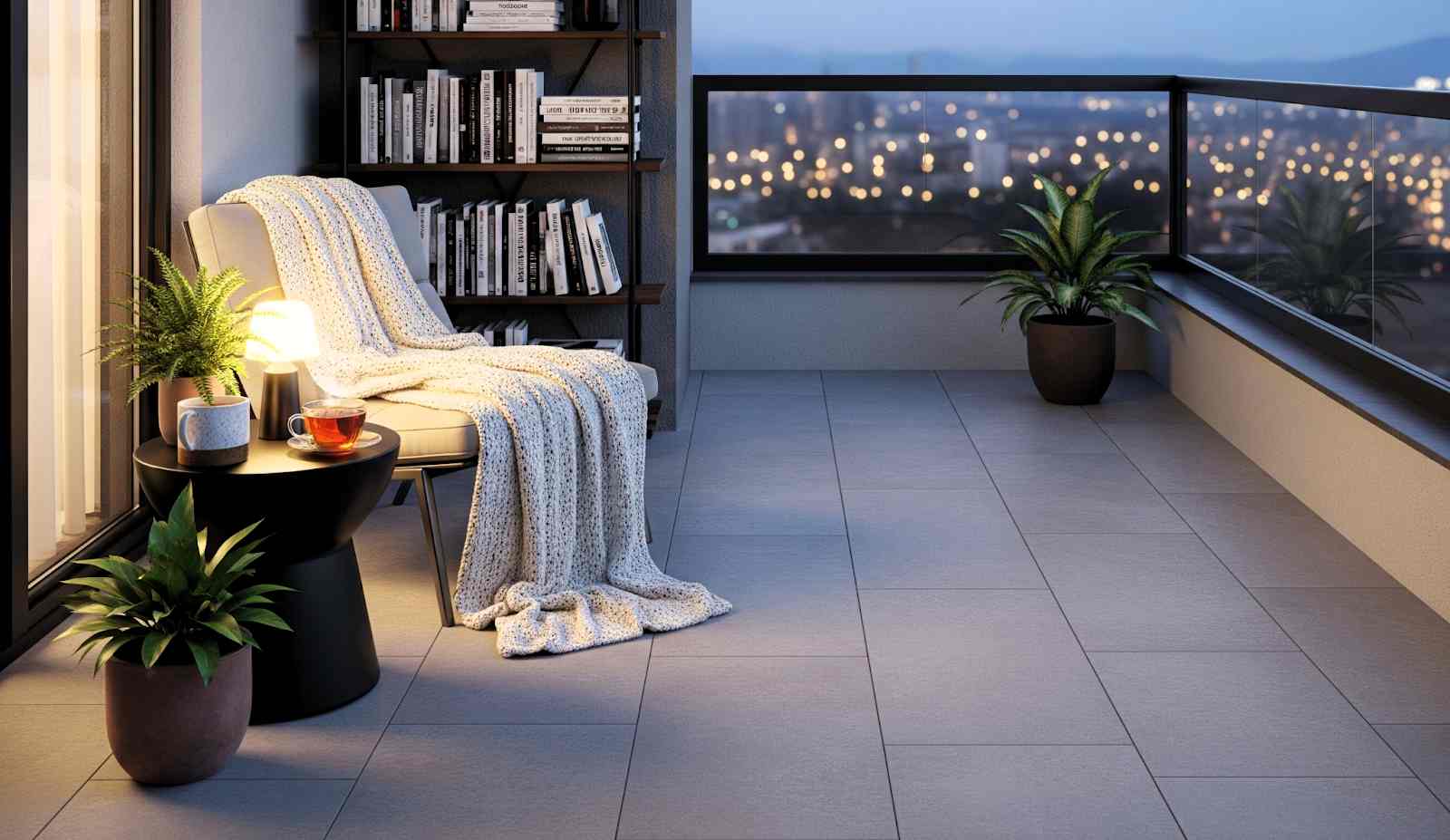 Turn Your Balcony into a Relaxing Reading Nook