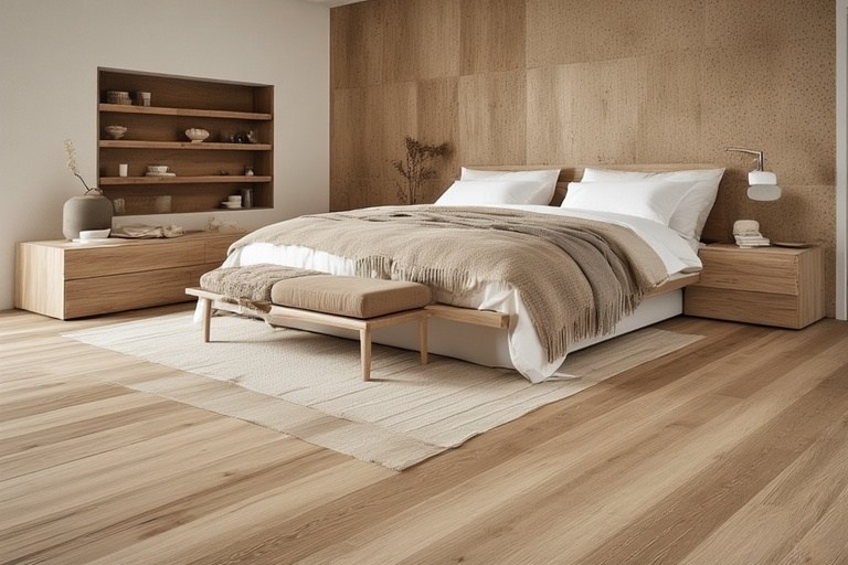 Using Wood-Look Tiles for Warmth Without the Hassle