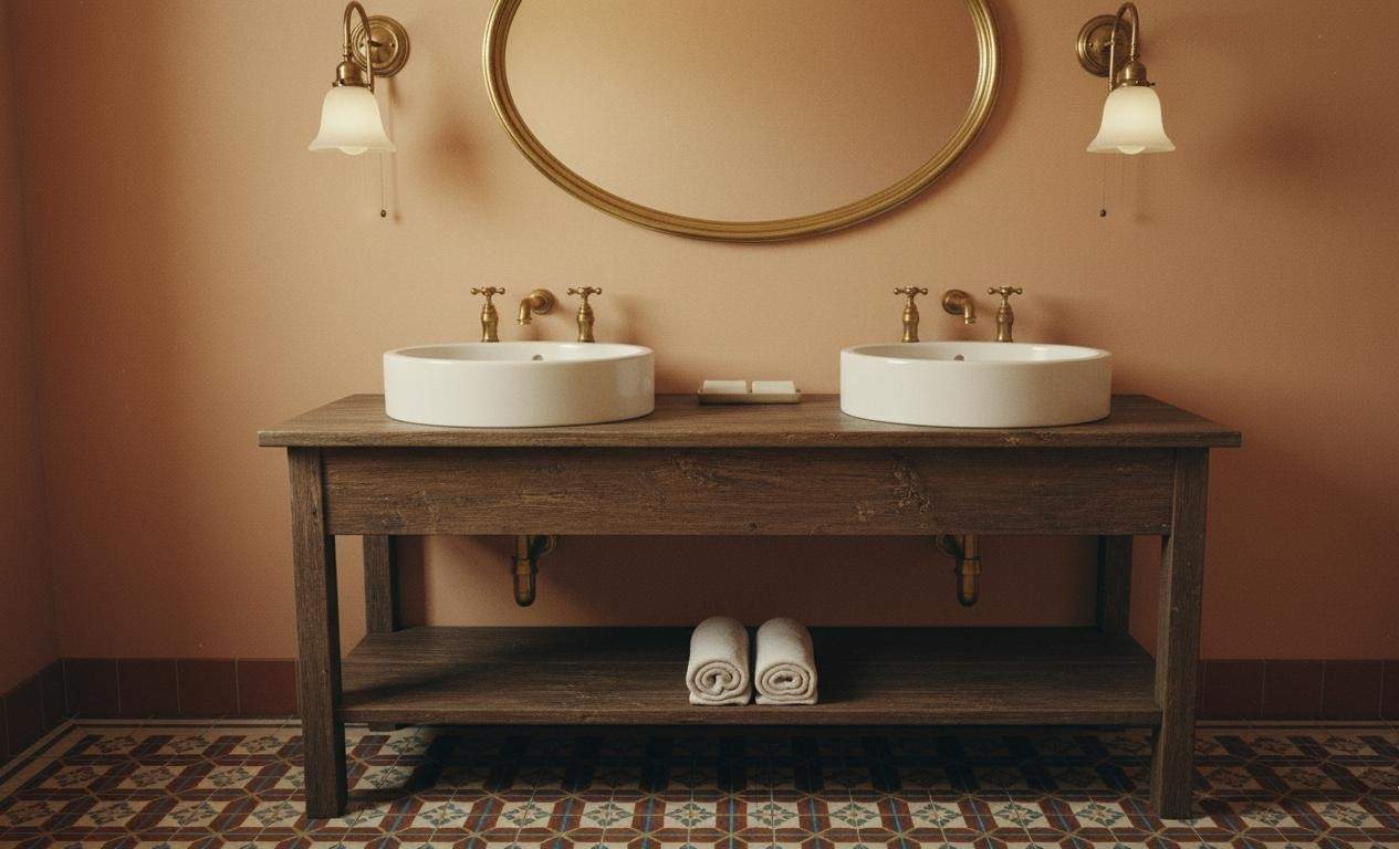 Vintage Style with Brass Fixtures