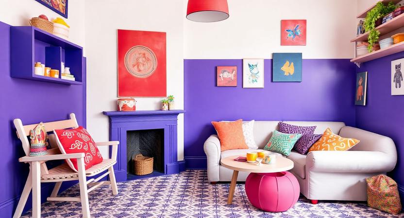 Violet & Coral – Vibrant, Energetic & Eye-Catching Colour Pairing