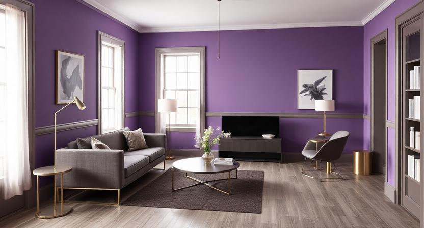 Violet & Taupe – Stylish, Warm & Balanced Contemporary Blend