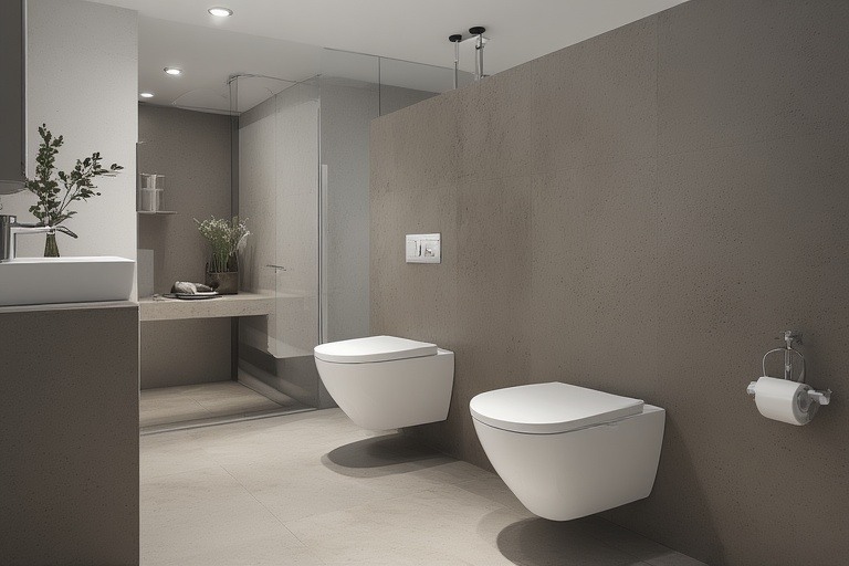 Wall-Mounted Tankless Toilets