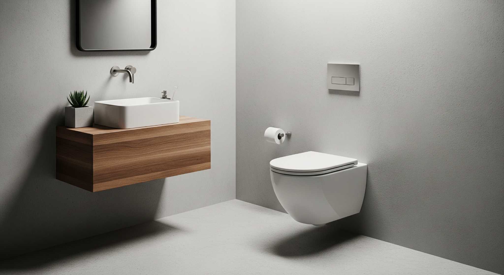 Wall Mounted Toilets Save Floor Space