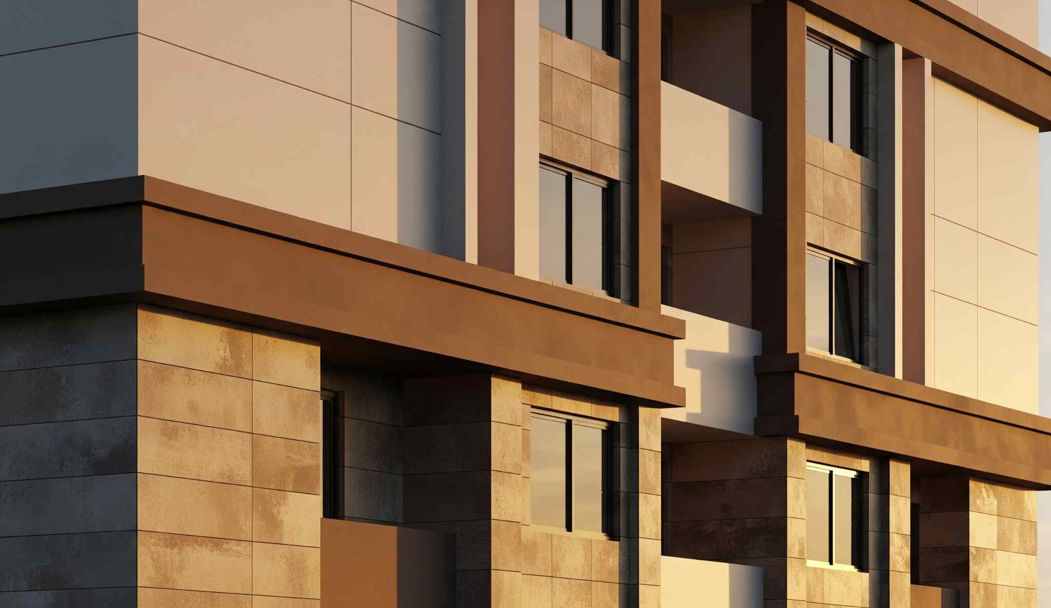 Warm Earthy Browns and Beiges with Rustic Tiles