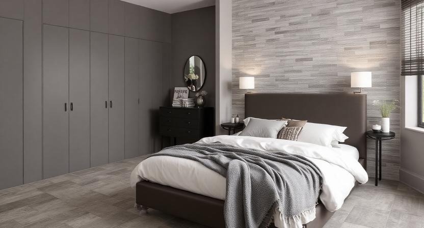 Warm Greys with Stone-effect Tiles