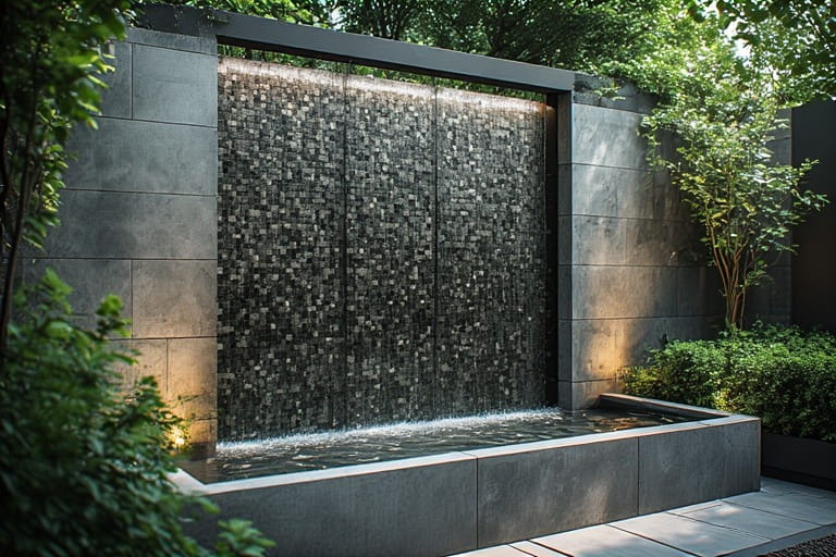 Water Feature Garden Wall Design