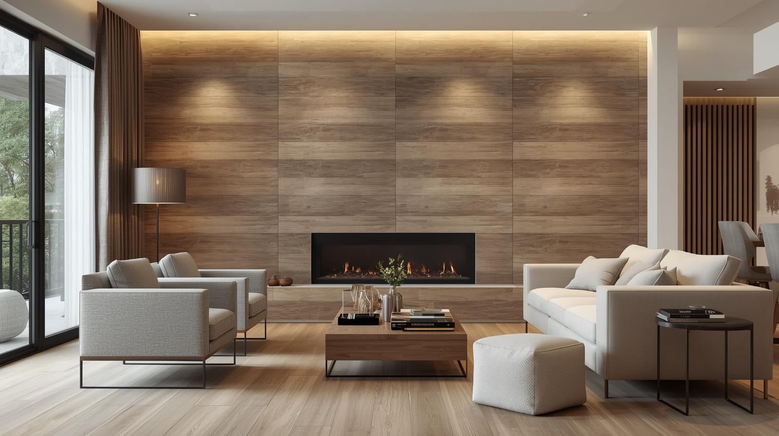 Wood-Look Tiles for Warmth without Maintenance