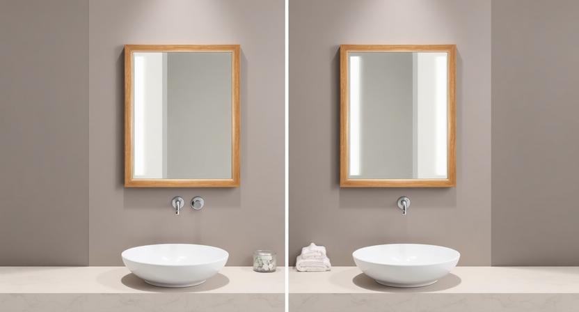 Wooden Framed Mirrors for Modern and Rustic Interior Aesthetics