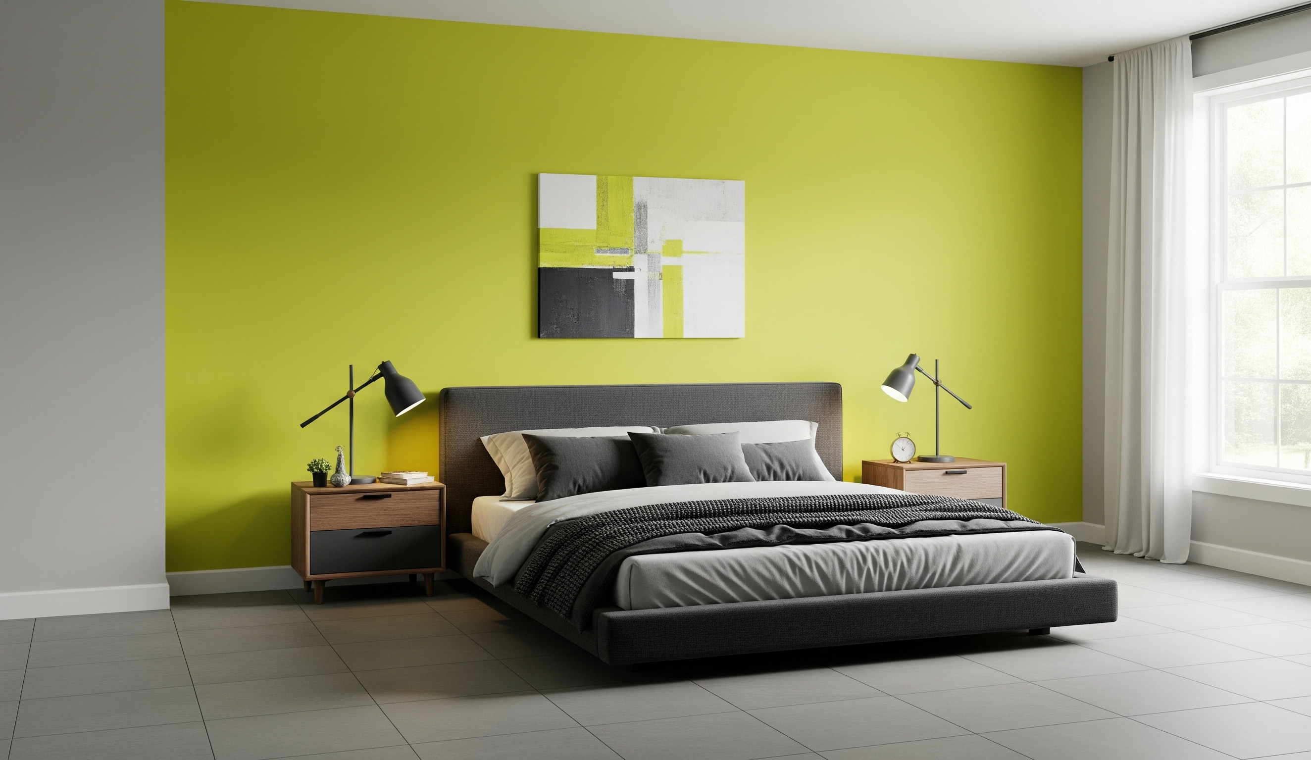 Yellow-Green & Trendy Accent