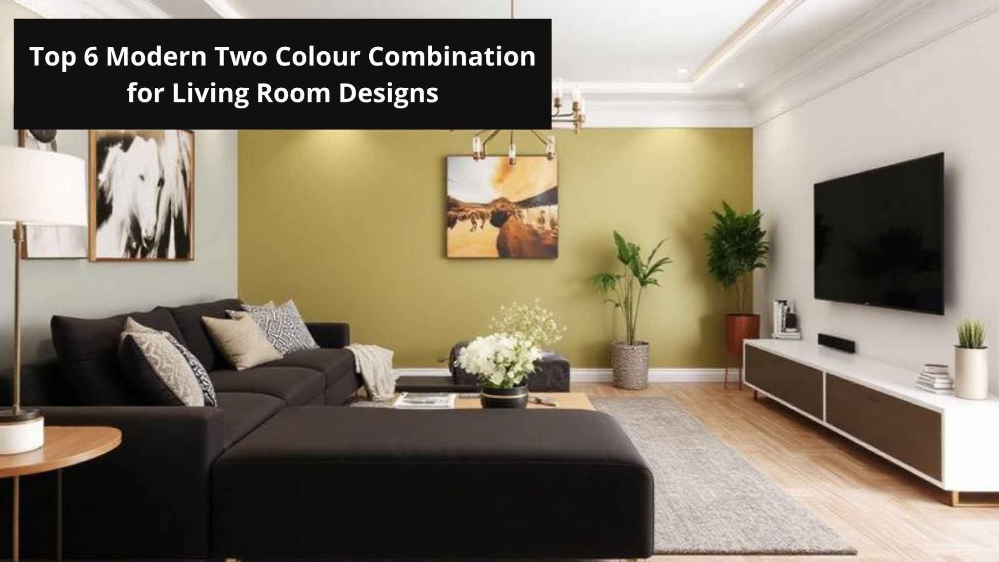 Modern Color Combination For Living Room
