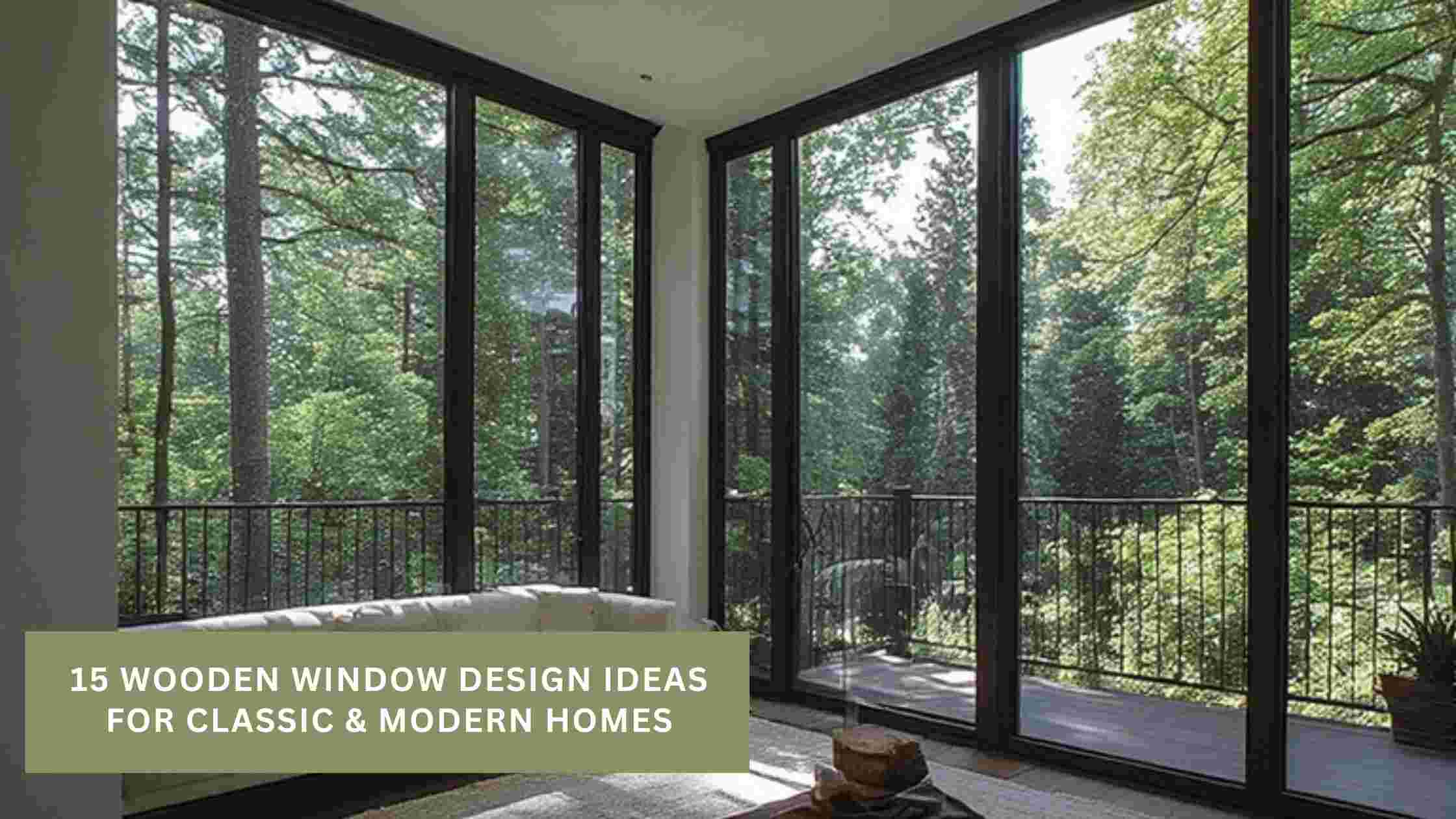 10+ Window Glass Design Ideas for Modern Interiors